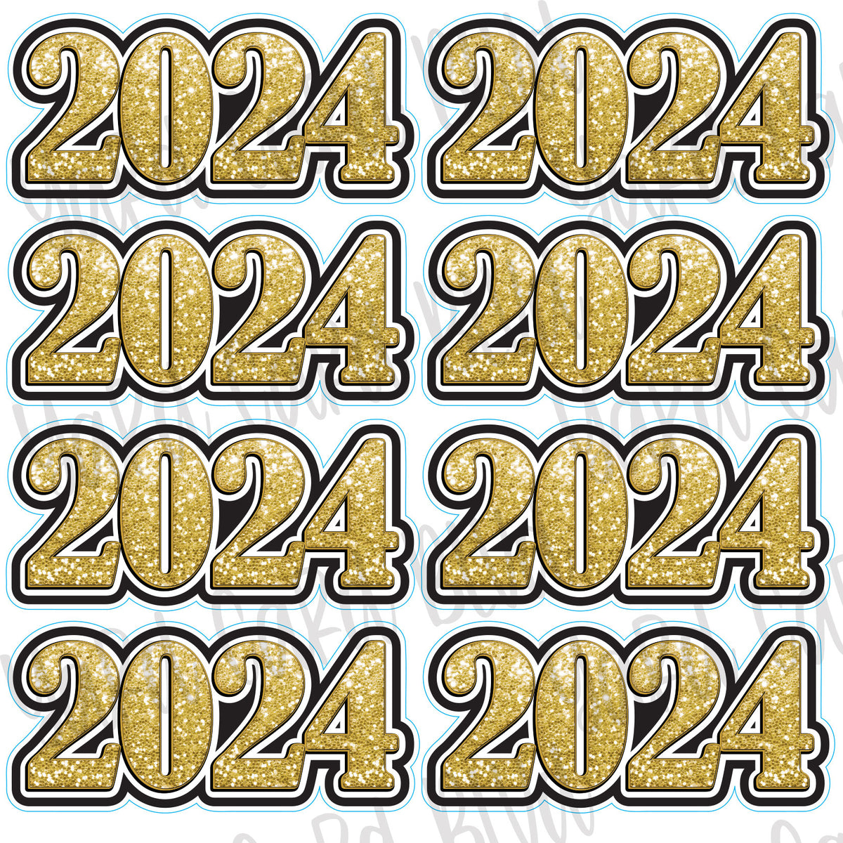 2024 Script Letters 2024 Script Mini — Yard Card Blvd