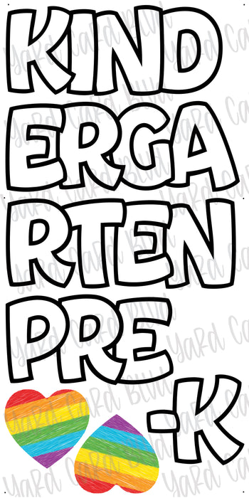 Kindergarten & Pre-K EZ Sets in White