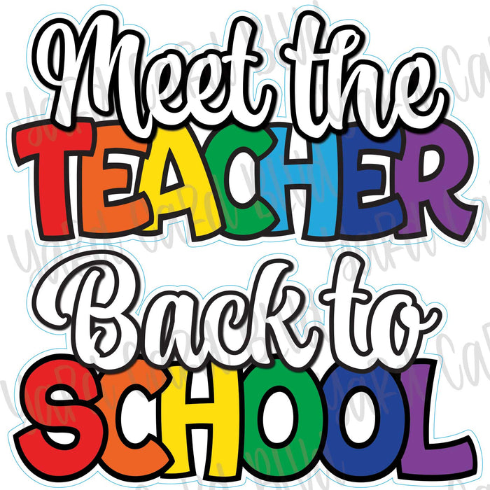 Meet The Teacher & Back To School Splash Sets