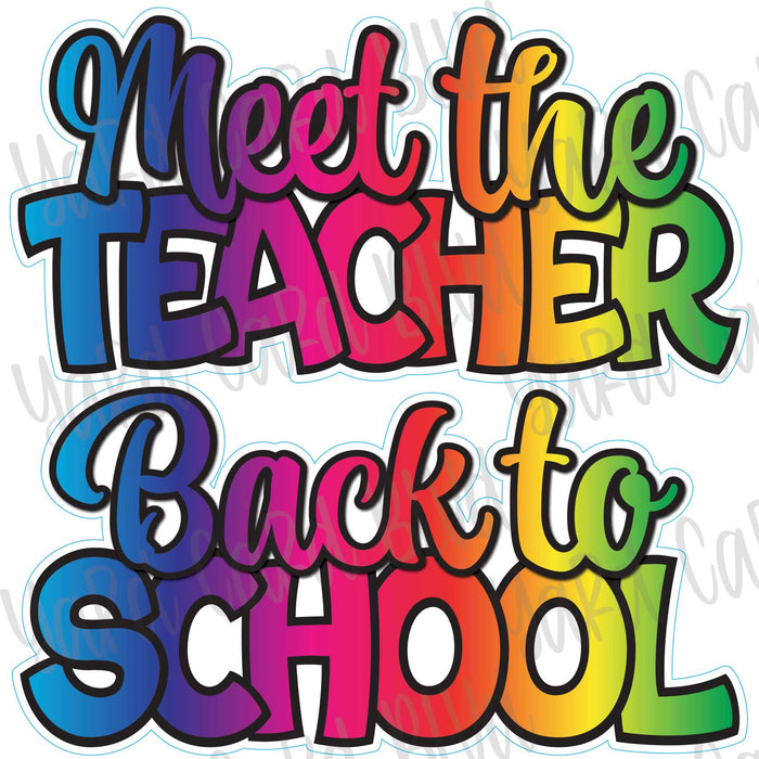 Meet The Teacher & Back To School Splash Sets