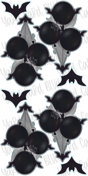 Halloween Bat Balloons