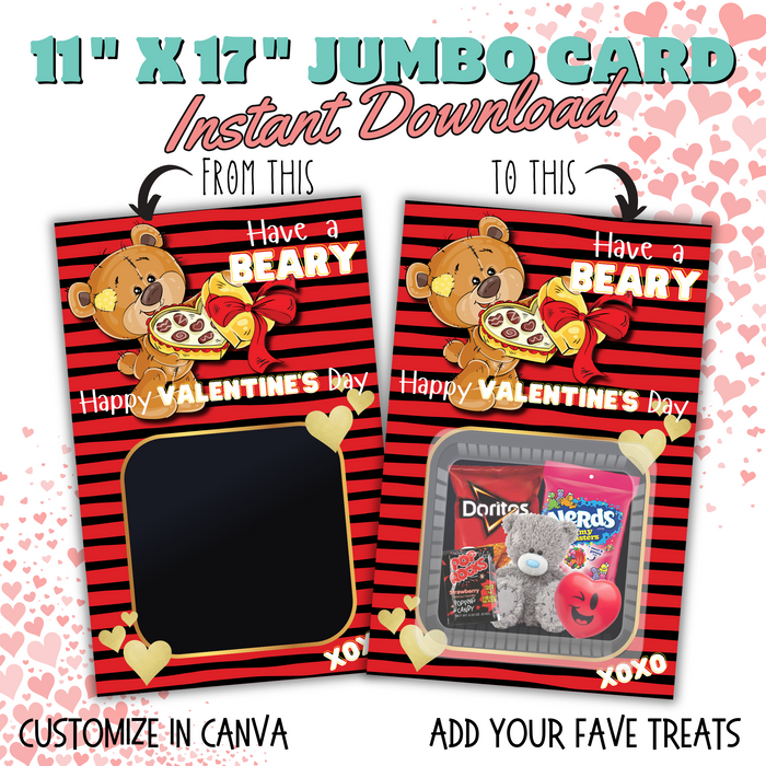 Beary Happy Jumbo Card