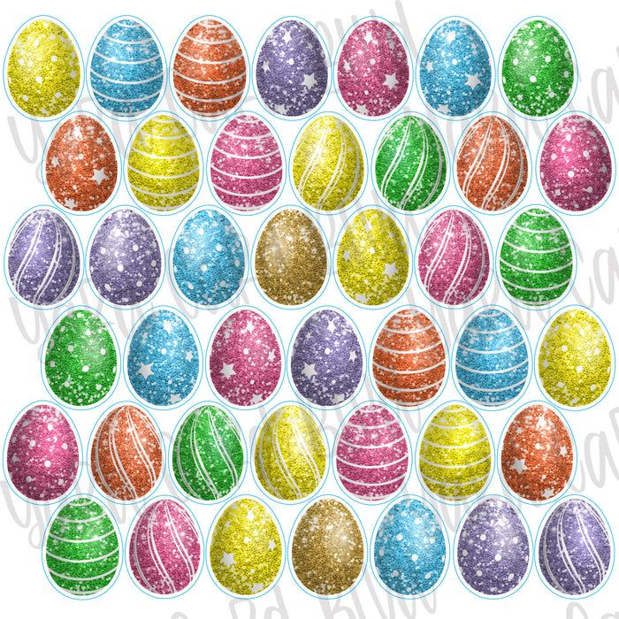 Bitty Easter Egg Half Sheet