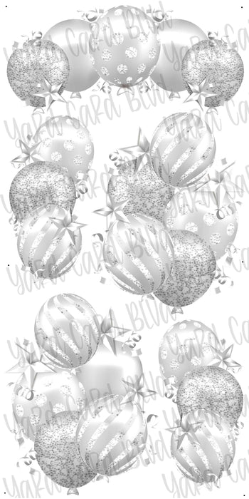 Celebrate Balloons Monochrome Glitter - Choose your Color