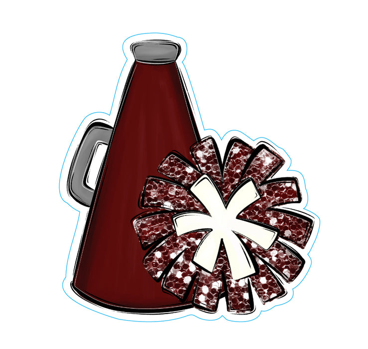 Cheer Pom & Megaphone