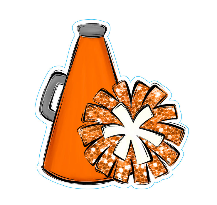 Cheer Pom & Megaphone