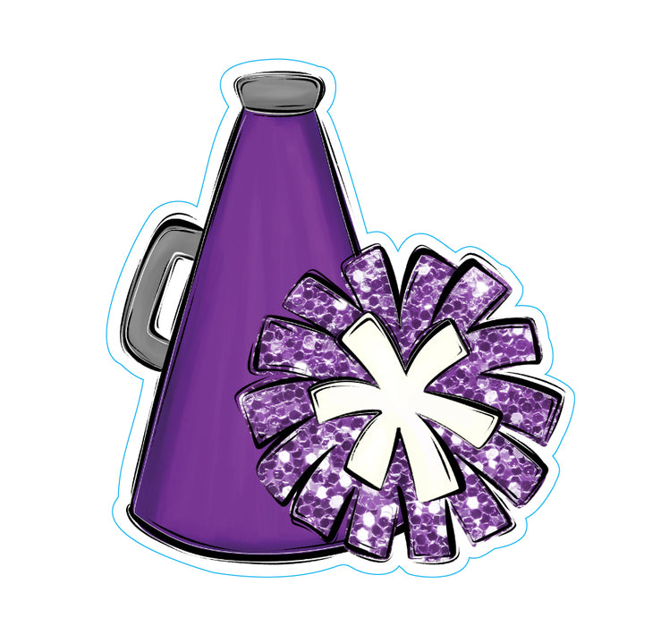 Cheer Pom & Megaphone