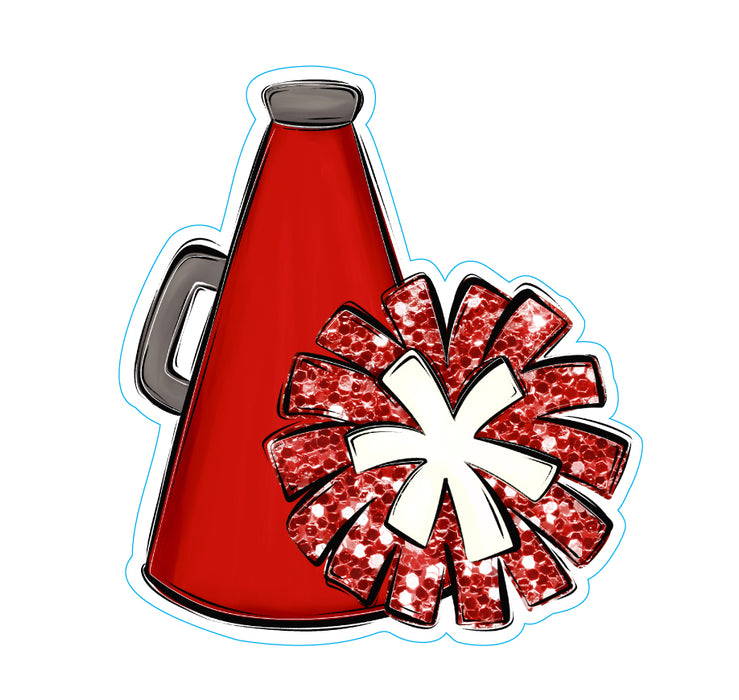 Cheer Pom & Megaphone