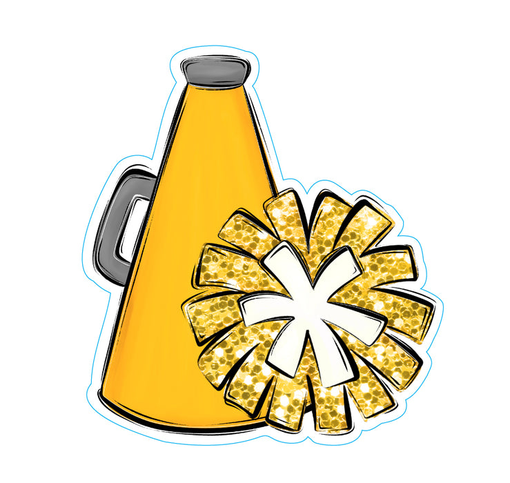 Cheer Pom & Megaphone