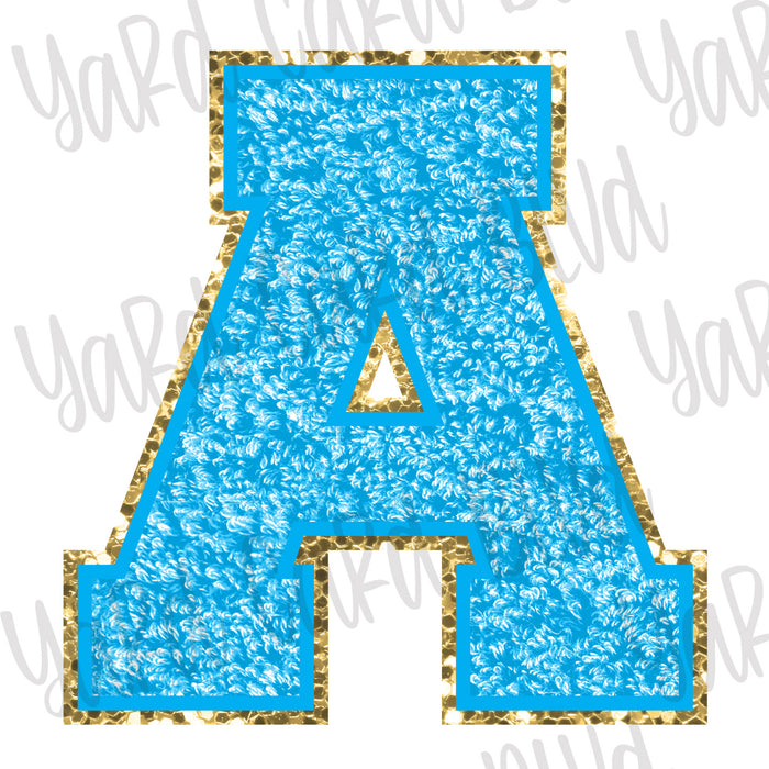 Faux Chenille Letters - You Choose