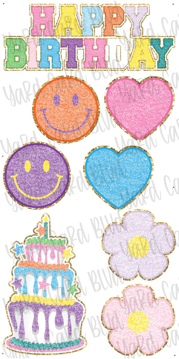 Faux Chenille Patch All In One Set