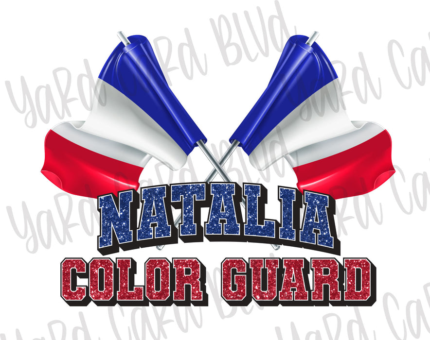 Custom Color Guard Keepsake