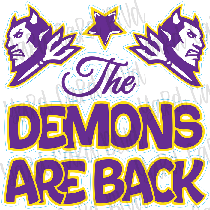 The Demons Are Back Half Sheet