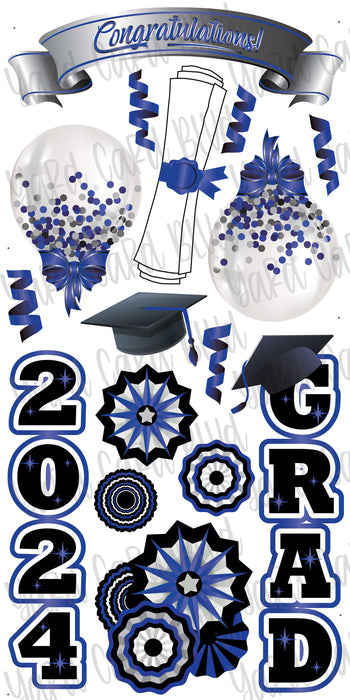 Congratulations Grad 2024 Blue