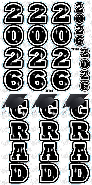 Grad 2026 Stacks - Silver