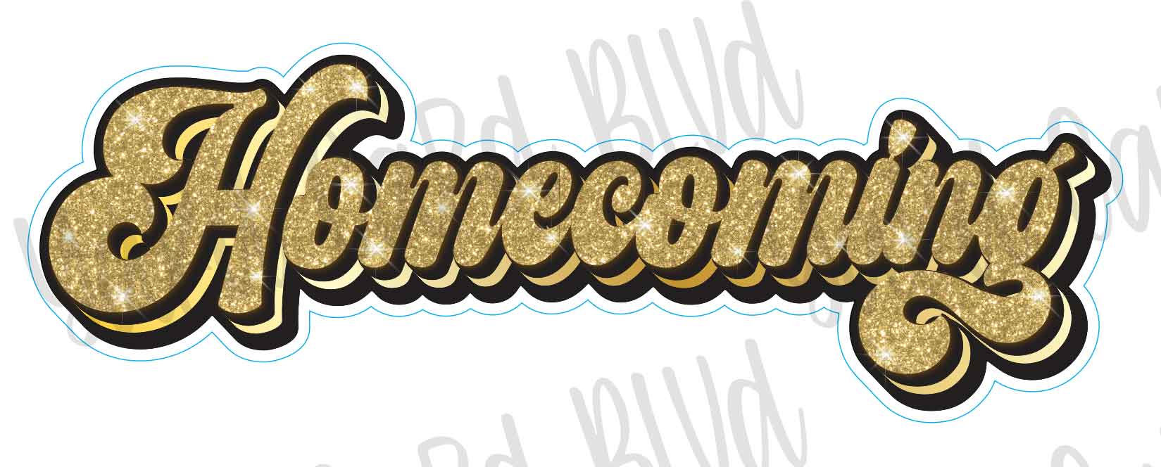 Homecoming Retro Script - Custom Colors