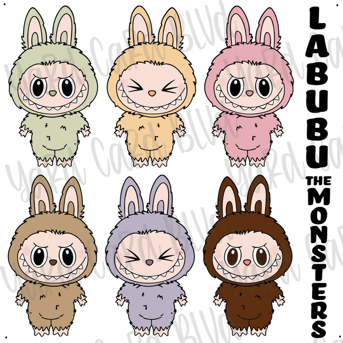 Labubu Half Sheet Set