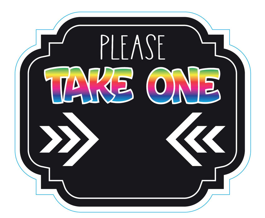 Events Take One Sign Marketing Sign - Take One — Yard Card Blvd