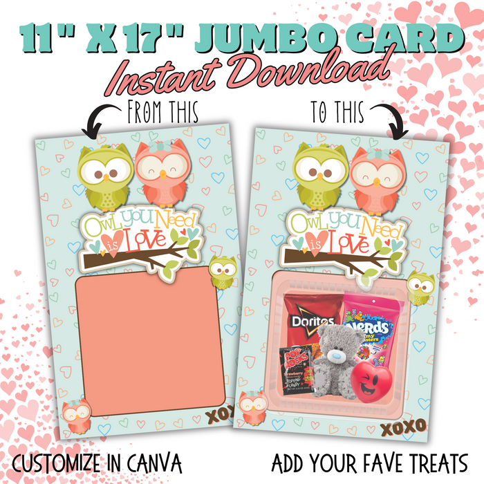 Owl You Need Jumbo Card