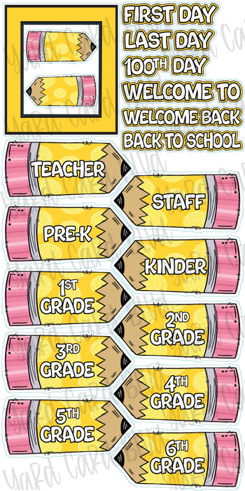 School Photo Frame with Add Ons