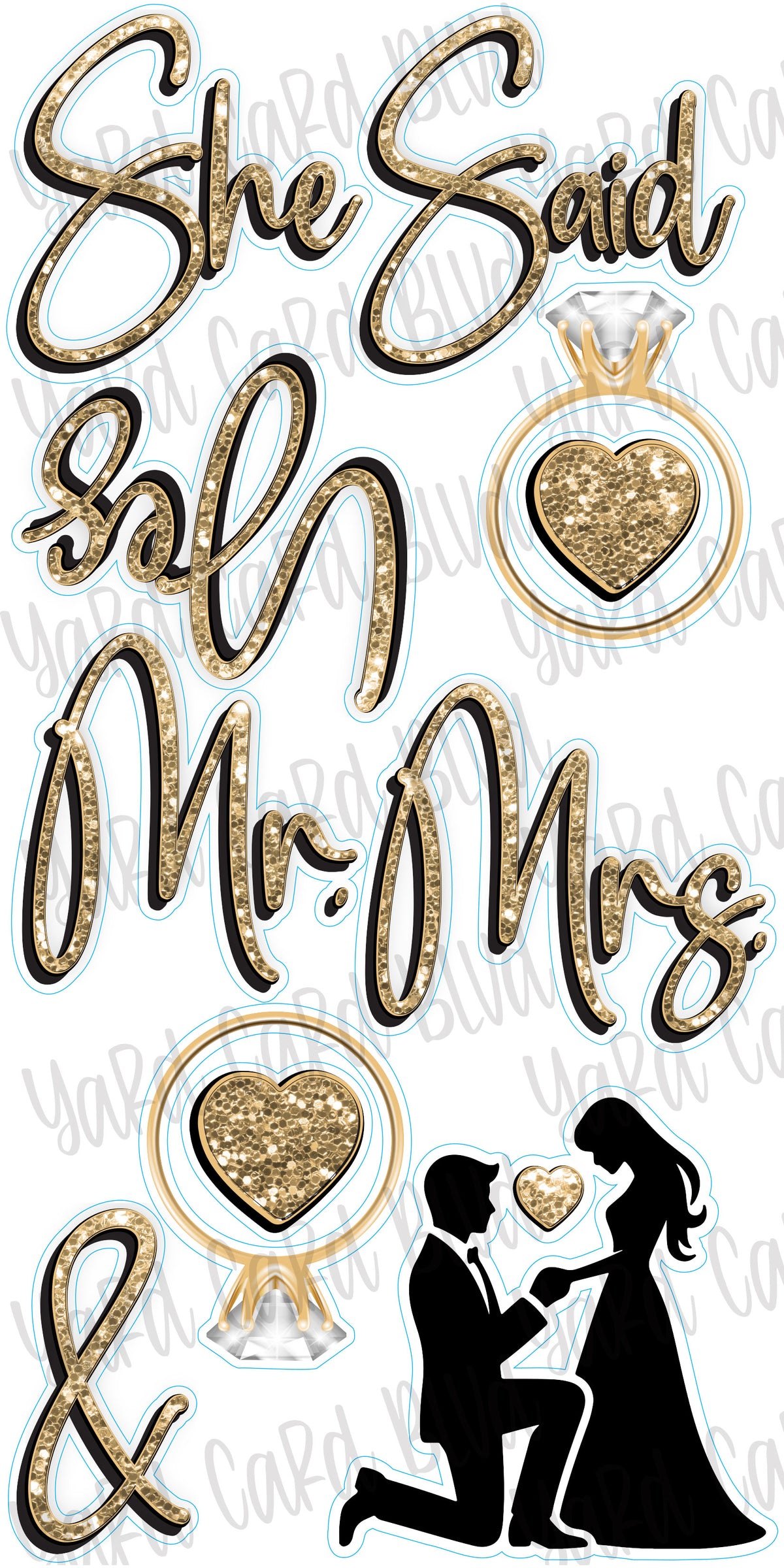 She Said Yes — Yard Card Blvd