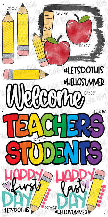 Welcome Teachers and Students Photo Frame