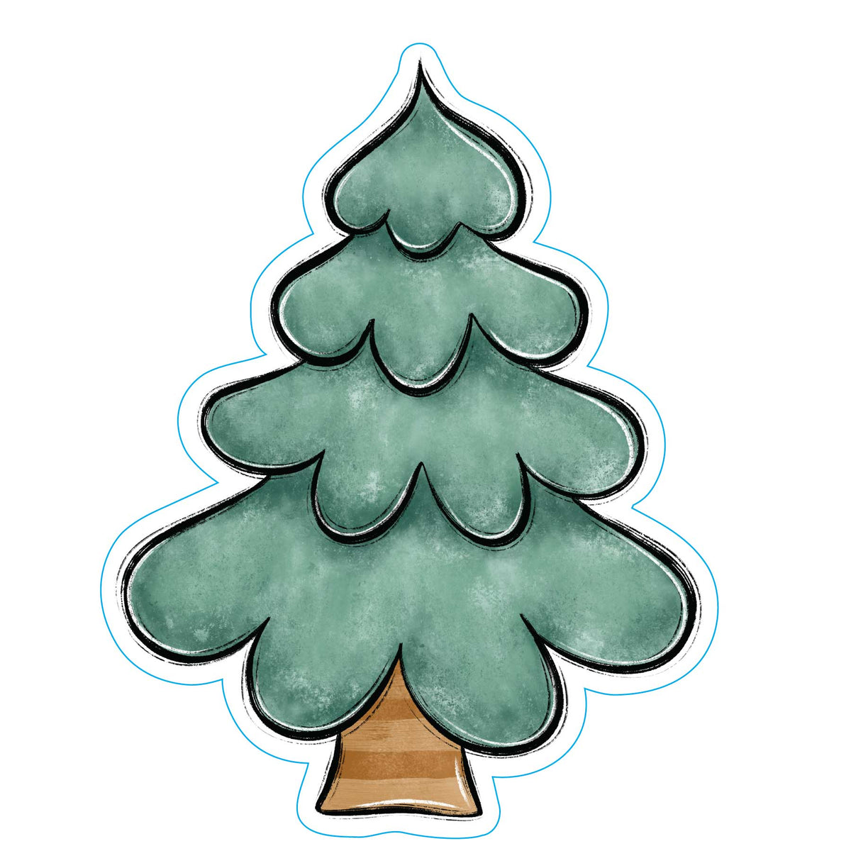 Retro Tree — Yard Card Blvd