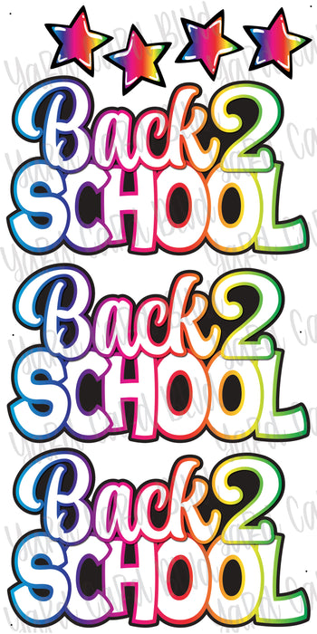 Back 2 School Splash Set - Bright Rainbow