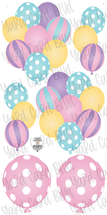 Balloon Bundles in Pastel