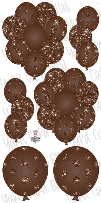 Balloon Bundles - Brown