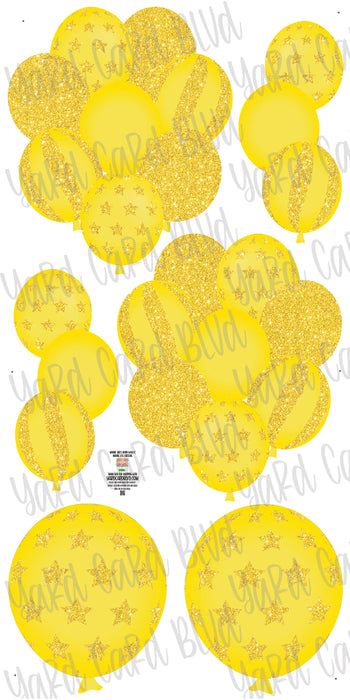 Balloon Bundles in Yellow