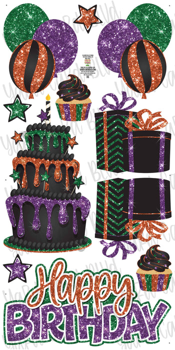 Birthday Cake Splash Set - Halloween