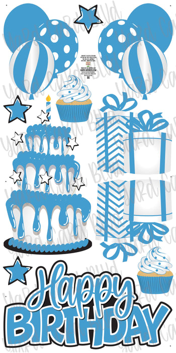 Birthday Cake Splash Set Turquoise