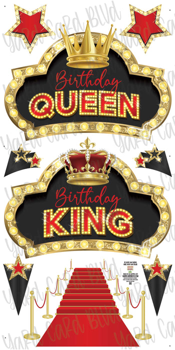 Birthday King and Queen Set