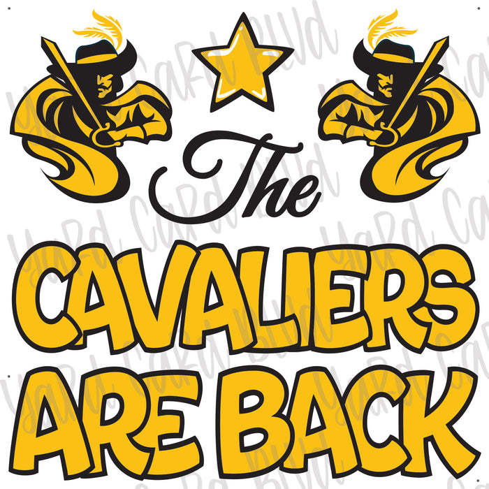 The Cavaliers Are Back Half Sheet