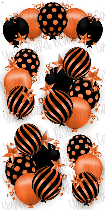 Celebrate Balloon Bundles - Black and Orange