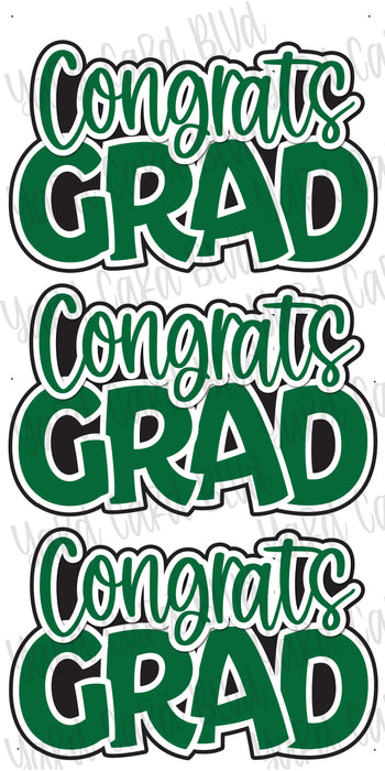 Congrats Grad Green