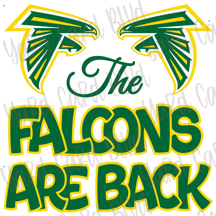 The Falcons Are Back Half Sheet