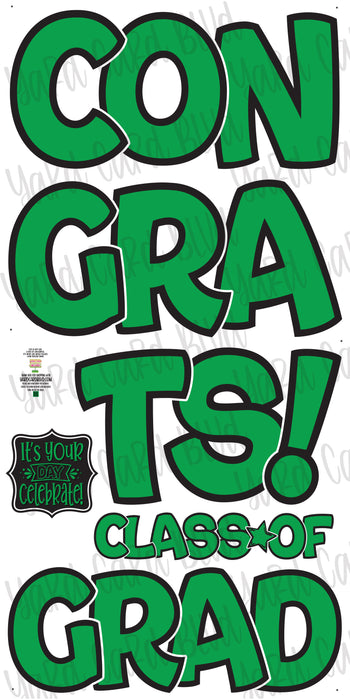 Congrats Grad Flex Set - Green