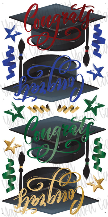 Graduation Hats!  Congrats Grad Multicolor 2