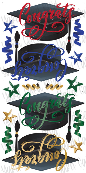 Graduation Hats!  Congrats Grad Multicolor 1