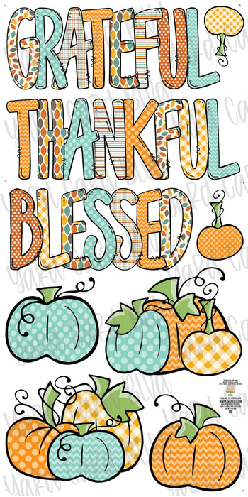 Grateful, Thankful, Blessed Set