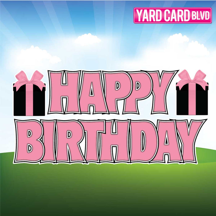 Fold-N-Go Happy Birthday EZ Set - Pink