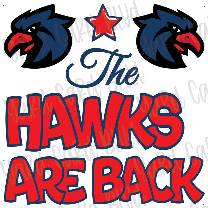 The Hawks Are Back Half Sheet