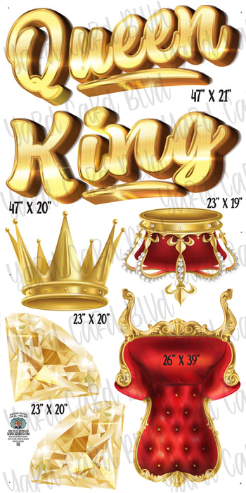 King and Queen Set