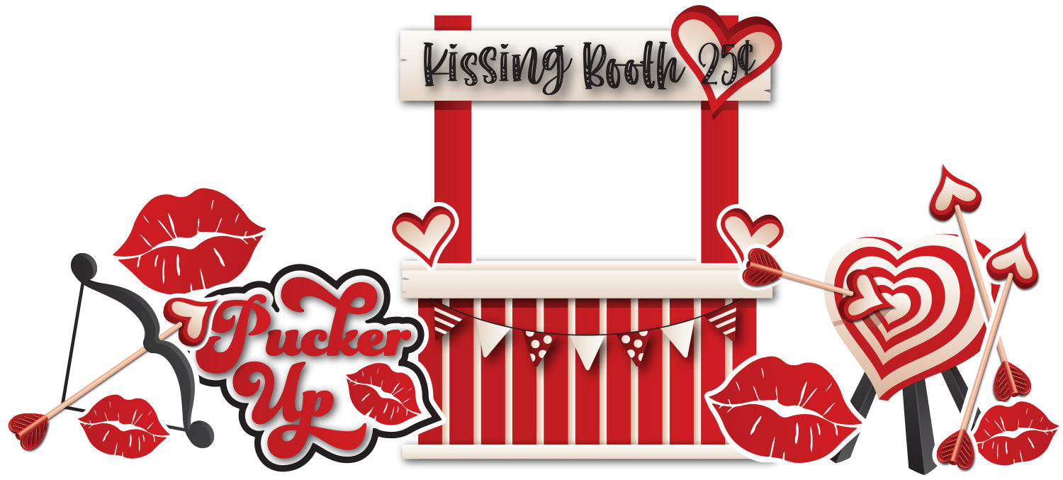 Pucker Up Kissing Booth Set