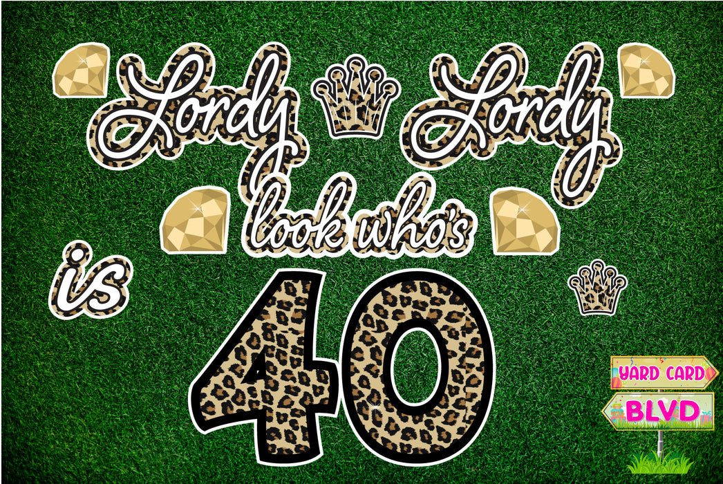 Lordy Lordy Look Who's 40 - Leopard