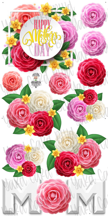 Happy Mother's Day - Camellia Flowers