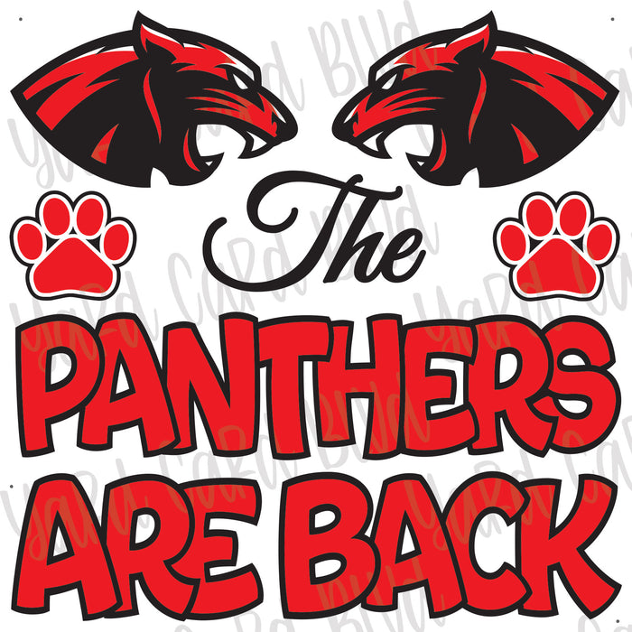 The Panthers Are Back Half Sheet