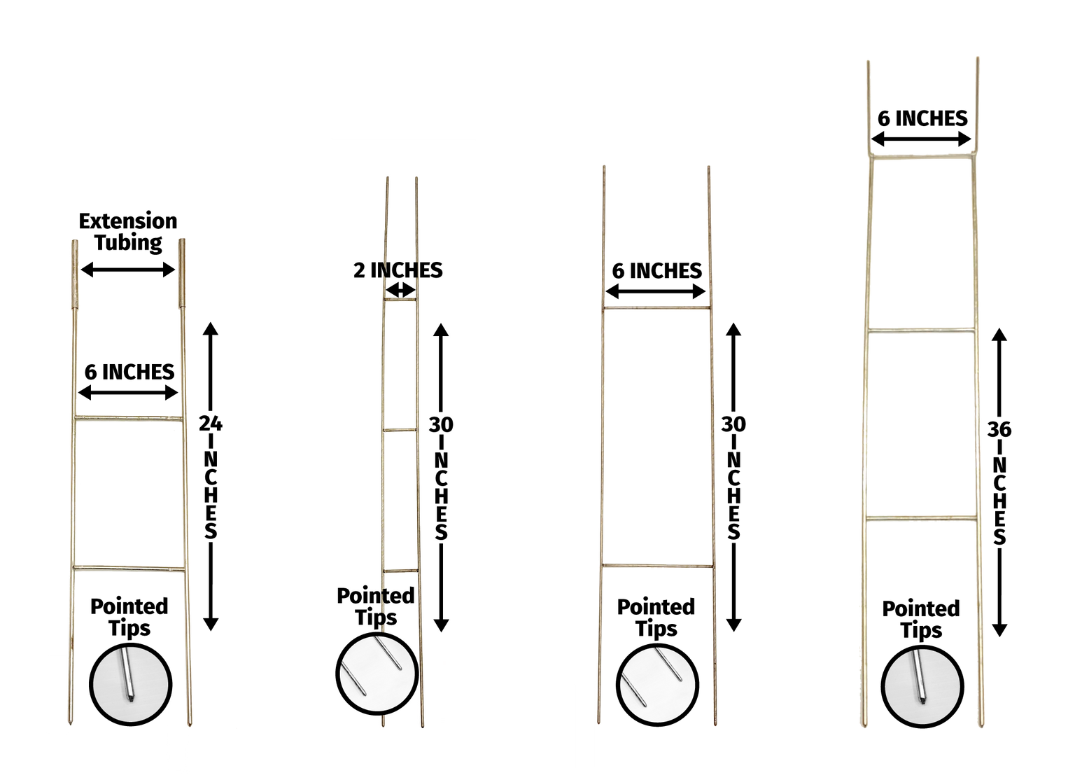 Stakes — Yard Card Blvd